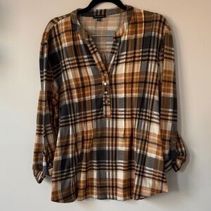 Plaid Women's Top